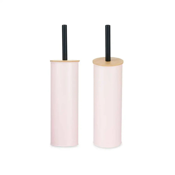 Toilet Brush Berilo Pink Metal Bamboo Plastic 9,5 X 27 X 9,5 cm (6 Units) - Баня<<<Дом Градина<<<BigBuy&&&Аксесоари и