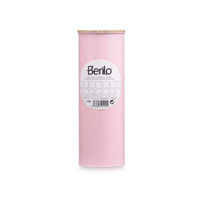 Toilet Brush Berilo Pink Metal Bamboo Plastic 9,5 X 27 X 9,5 cm (6 Units) - Баня<<<Дом Градина<<<BigBuy&&&Аксесоари и