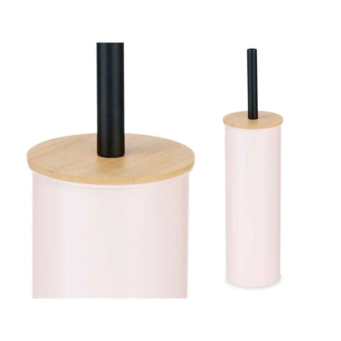 Toilet Brush Berilo Pink Metal Bamboo Plastic 9,5 X 27 X 9,5 cm (6 Units) - Баня<<<Дом Градина<<<BigBuy&&&Аксесоари и