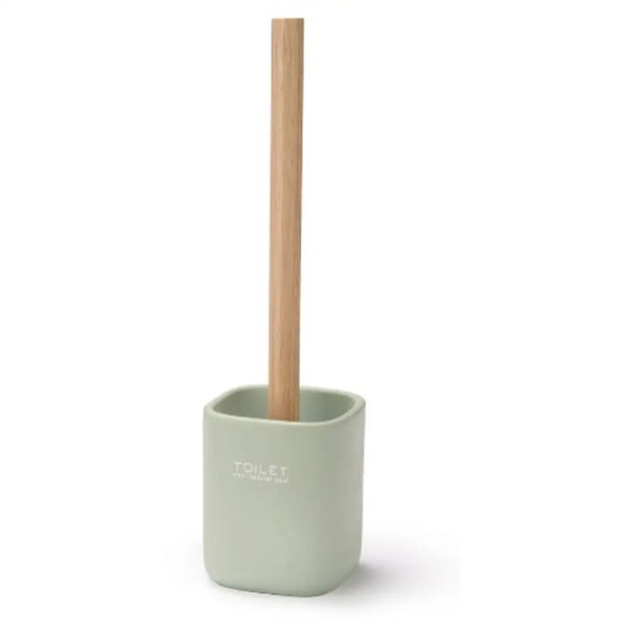 Toilet Brush Berilo White Green Wood Polyresin 9,6 x 37 x 9,5 cm (6 Units) - Баня<<<Дом Градина<<<BigBuy&&&Аксесоари и