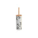 Toilet Brush DKD Home Decor 10 x 10 x 38,5 cm Black Metal White Stoneware - Баня<<<Дом Градина<<<BigBuy&&&Аксесоари и