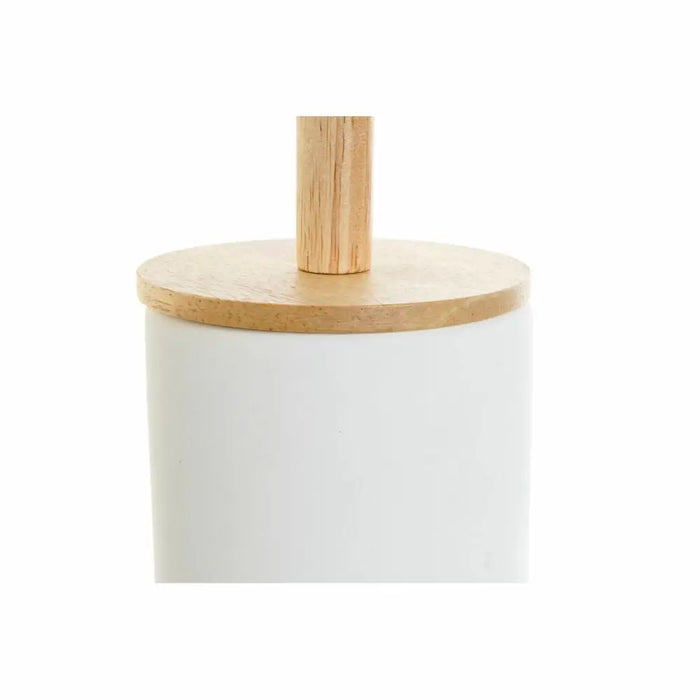 Toilet Brush DKD Home Decor 10 x 10 x 38 cm Natural White Stoneware - Баня<<<Дом Градина<<<BigBuy&&&Аксесоари и