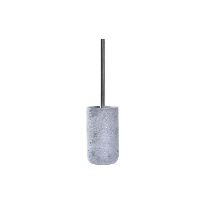 Toilet Brush DKD Home Decor Grey Silver Stainless steel Cement Scandi 10 x 10 x 40 cm - Баня<<<Дом
