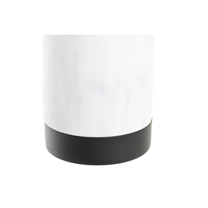 Toilet Brush DKD Home Decor White Black Resin Stainless steel Marble Modern 10 x 10 x 37,4 cm - Баня<<<Дом