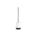 Toilet Brush DKD Home Decor White Black Resin Stainless steel Marble Modern 10 x 10 x 37,4 cm - Баня<<<Дом