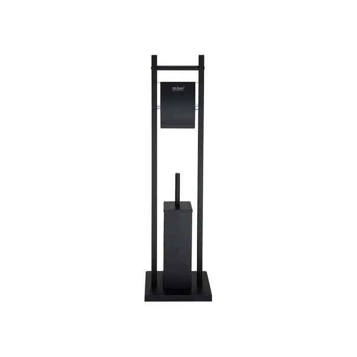 TOILET RACK. PAPER AND BRUSH BLACK MAT INTER CERAMIC - Аксесоари за баня<<<Аксесоари за