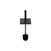 TOILET RACK. PAPER AND BRUSH BLACK MAT INTER CERAMIC - Аксесоари за баня<<<Аксесоари за