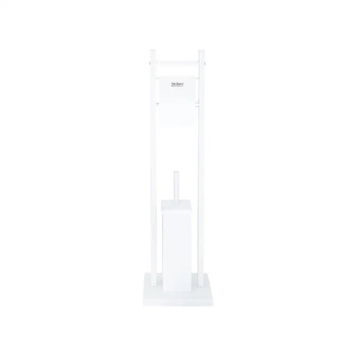 TOILET RACK. PAPER AND BRUSH WHITE MAT INTER CERAMIC - Аксесоари за баня<<<Аксесоари за