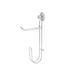 Toilet Roll Holder Berilo Metal Steel ABS 3 x 32 x 15 cm Double (12 Units) - Баня<<<Дом Градина<<<BigBuy&&&Аксесоари и