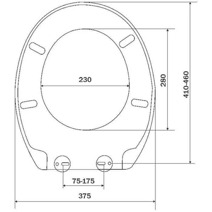 TOILET SEAT FORMA VITA VALENCIA - Тоалетни седалки<<<Санитарна керамика и аксесоари<<<Баня<<<Praktiker&&&Тоалетни