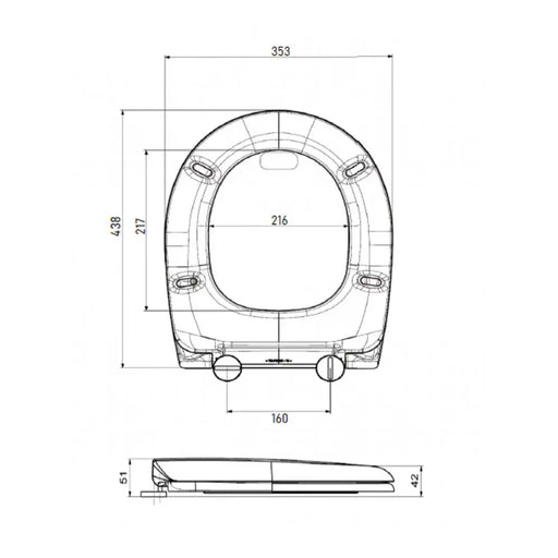 Toilet Seat Prhie volga White - Баня<<<Дом Градина<<<BigBuy&&&Аксесоари и кранчета<<<Баня<<<Дом Градина<<<BigBuy