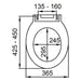 TOILET SEAT SANITA PLASTIC MIDA - Тоалетни седалки<<<Санитарна керамика и аксесоари<<<Баня<<<Praktiker&&&Тоалетни