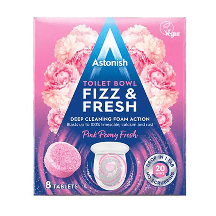TOILET TABLETS 8 PCS PINK ASTONISH - Почистващи препарати<<<Домашни потреби<<<Кухня<<<Praktiker