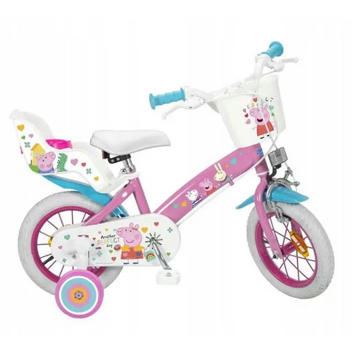 TOIMSA children’s bicycle 12’’ Swinka Peppa pink - Children’s bicyclesSRE-ROW<<<(Games and toys) Sports