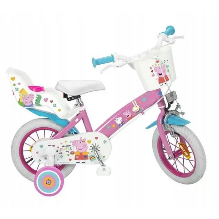 TOIMSA children’s bicycle 12’’ Swinka Peppa pink - Children’s bicyclesSRE-ROW<<<(Games and toys) Sports
