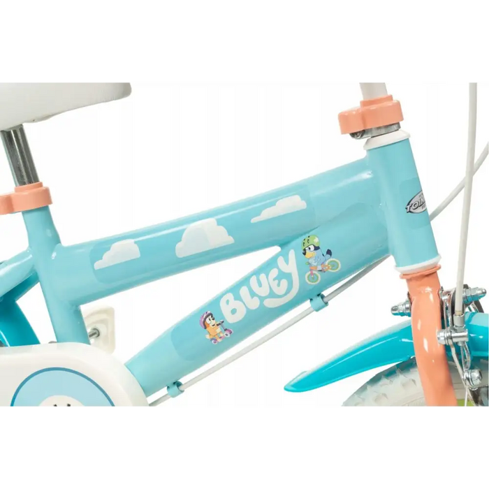TOIMSA children’s bicycle Bluey 12” Blue and lime blue - Children’s bicyclesSRE-ROW<<<(Games and toys) Sports