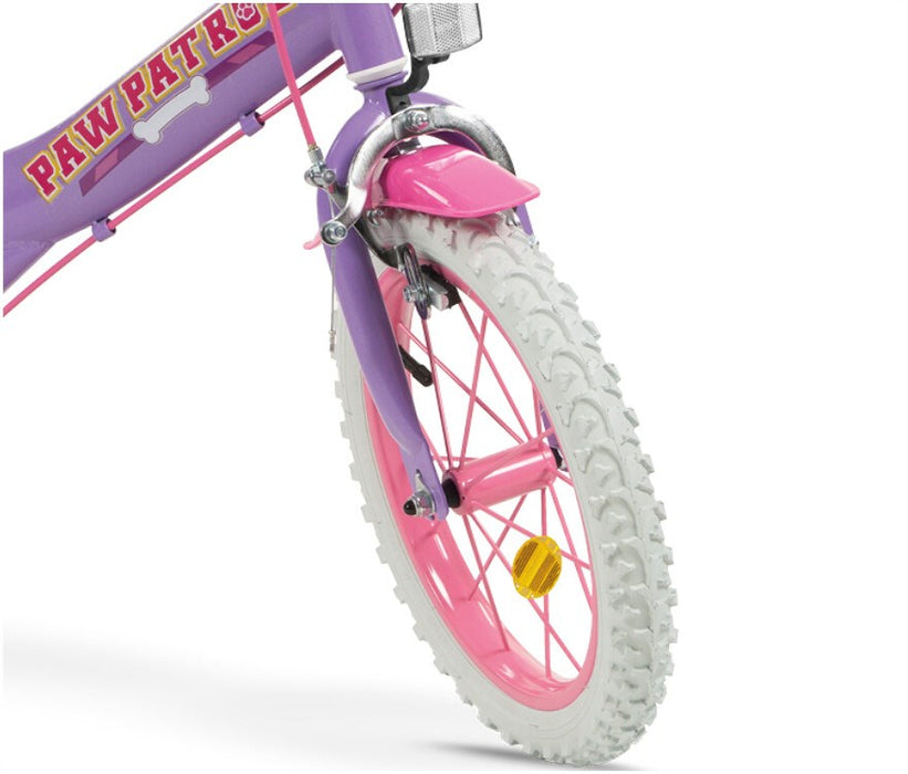 Children's Bike 14" Paw Patrol Purple 1480 Girl TOIMSA