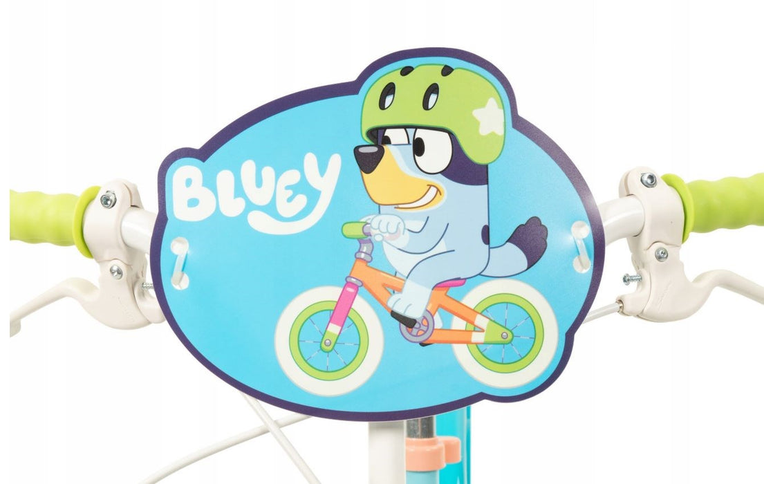 TOIMSA children's bicycle Bluey 12” Blue and lime blue