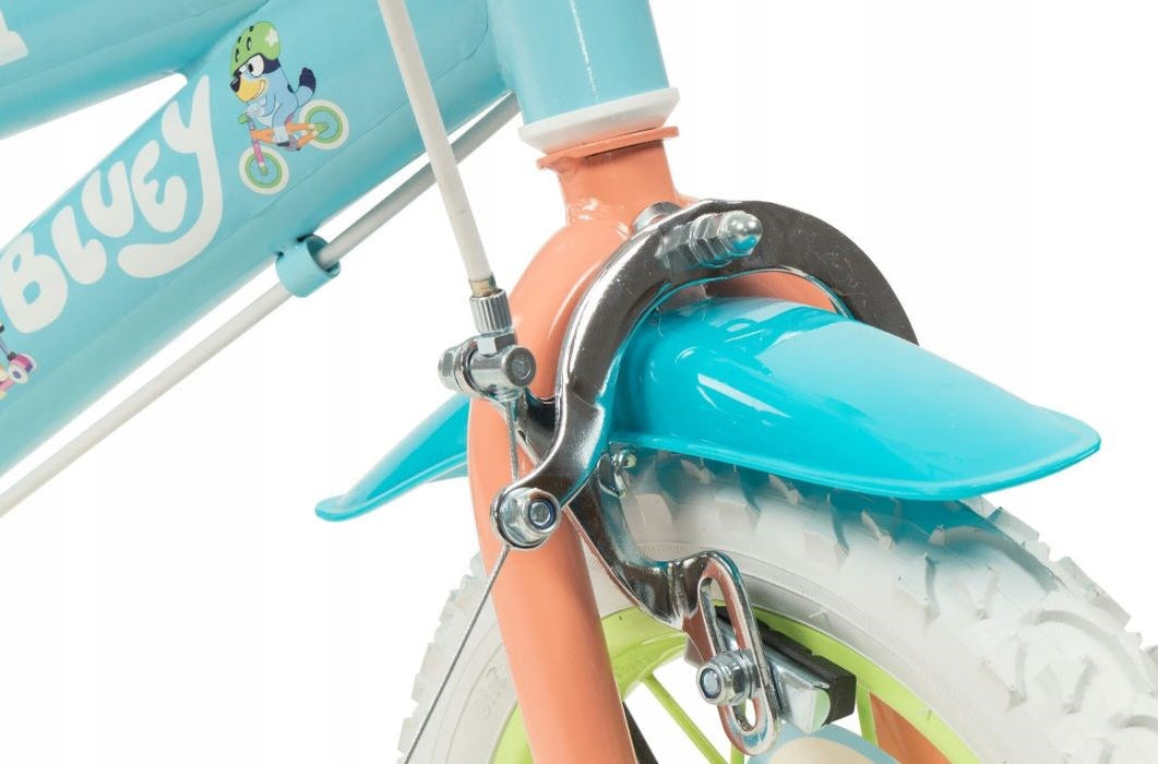 TOIMSA children's bicycle Bluey 12” Blue and lime blue