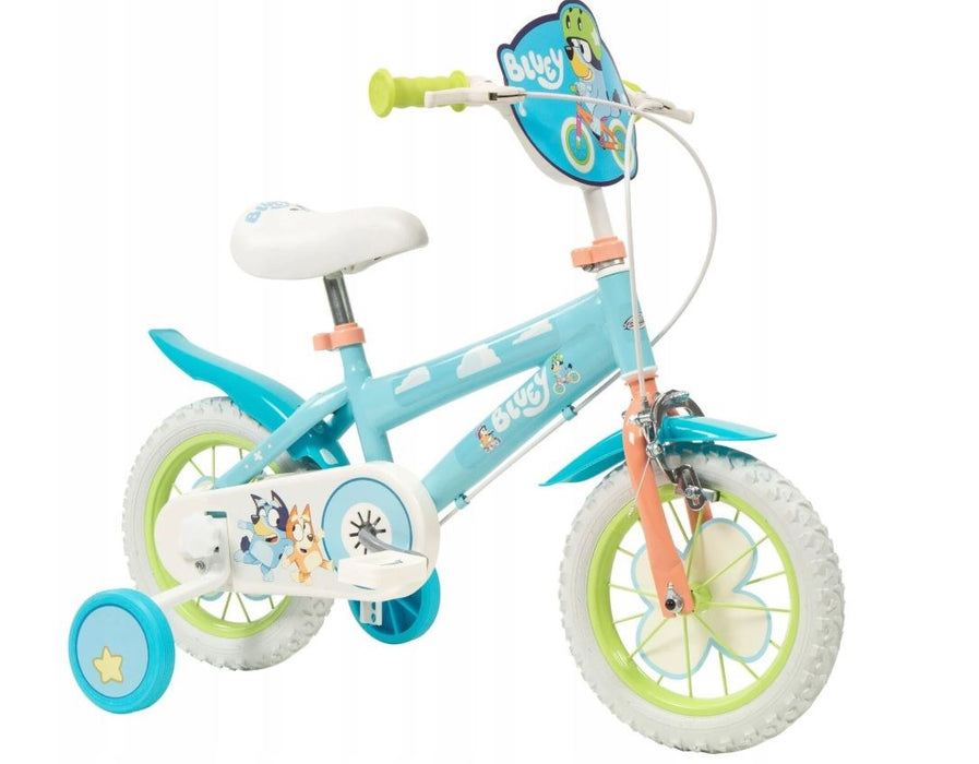 TOIMSA children's bicycle Bluey 12” Blue and lime blue
