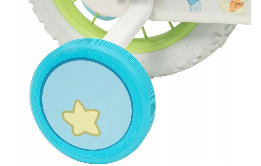 TOIMSA children's bicycle Bluey 12” Blue and lime blue
