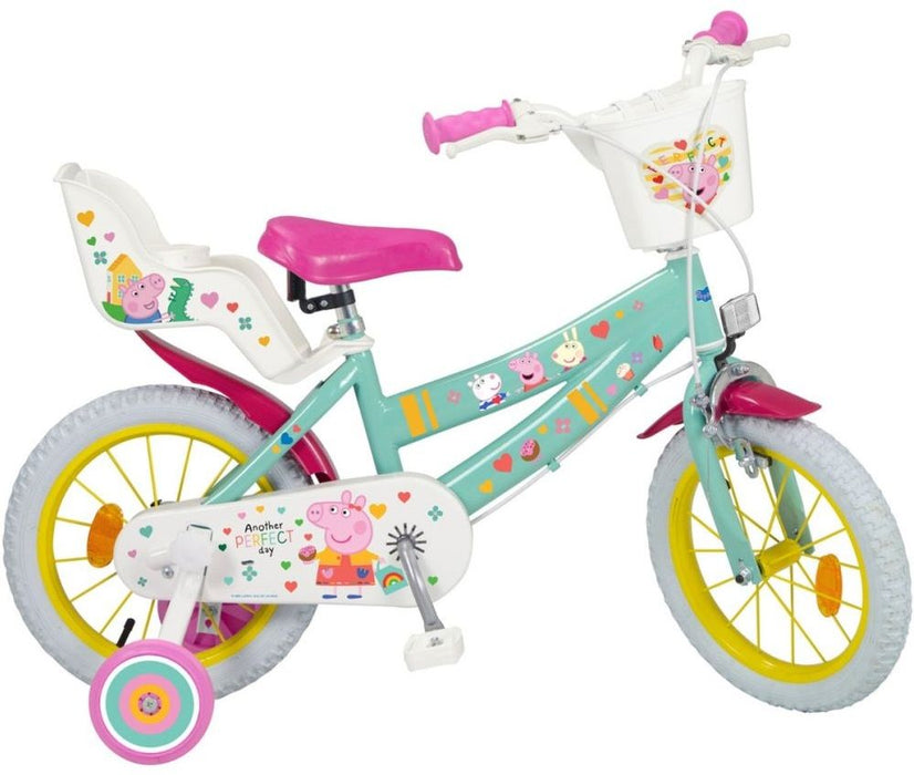 Children's bicycle 14" Peppa Pig pink 1495 TOIMSA