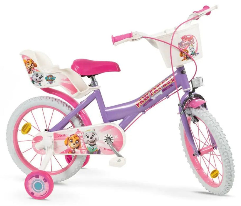 Children's Bike 16" Paw Patrol Purple 1680 Girl TOIMSA