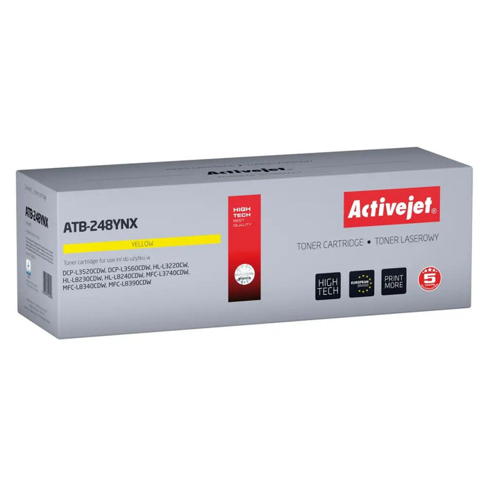 Toner Activejet ATB-248YNX Yellow - Оригинални тонери<<<Електроника Периферни и резервни части<<<Компютри|