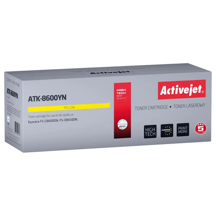 Toner Activejet ATK-8600YN Yellow - For Kyocera printers (without head)TON-KYB<<<TonersTON<<<ActionPL&&&Електроника