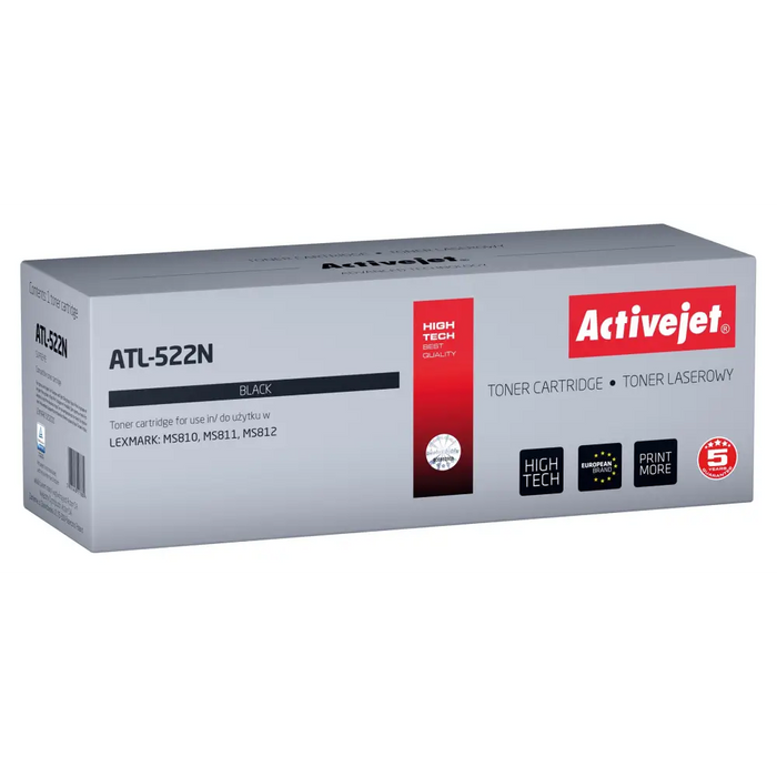 Toner Activejet ATL-522N Black - For Lexmark printers (without head)TON-LEB<<<TonersTON<<<ActionPL&&&Електроника