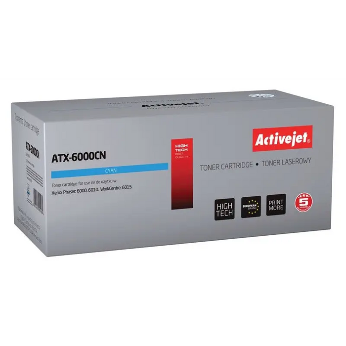 Toner Activejet ATX-6000CN Cyan - For Xerox printers (without head)TON-XEB<<<TonersTON<<<ActionPL&&&Електроника