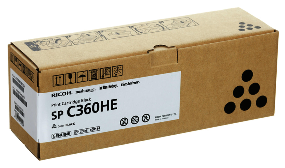 Toner cartridge Ricoh SPC360HE 7000 copies Black - Консумативи за лазерни принтери и копири<<<Принтери скенери и