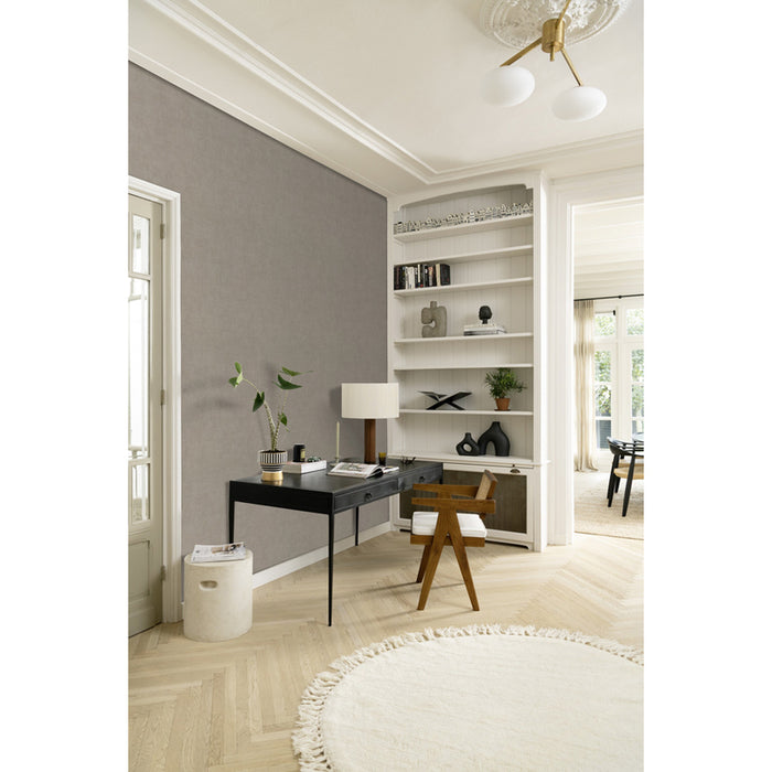 WALLPAPER DUPLEX TONI BAD GRAY-BEIGE PLASTER
