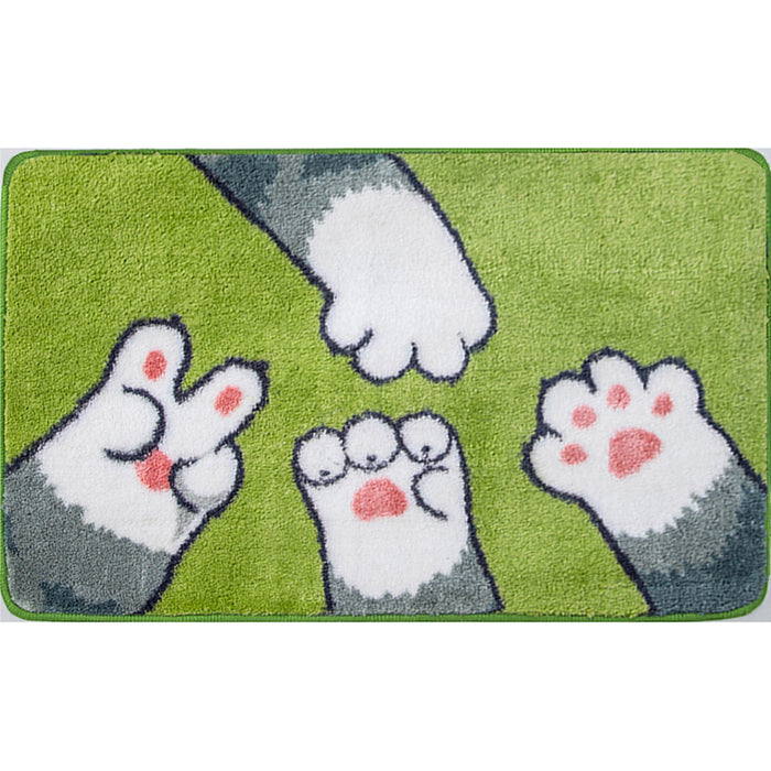 BATHROOM CARPET PAWS GREEN 40X60 TONI BAD