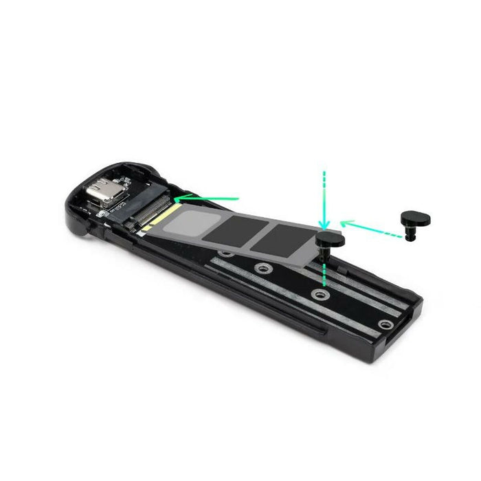 External Box TooQ TQE-2202S Silver Steel