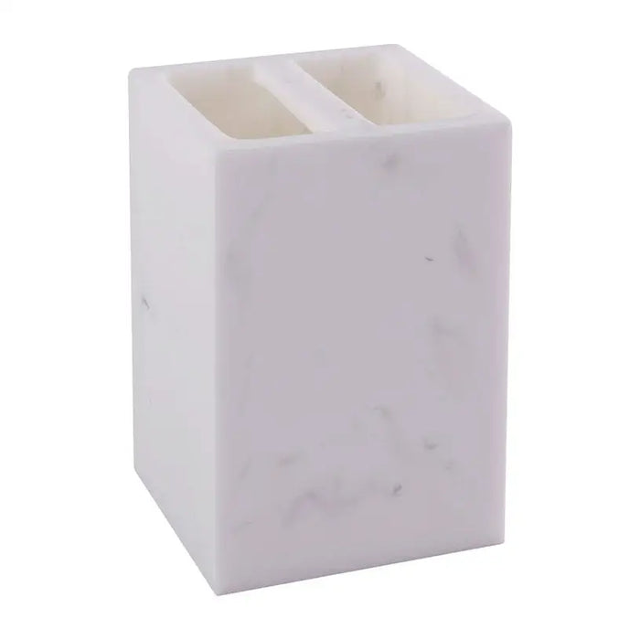 TOOTH BRUSH HOLDER DOUBLE INTER CERAMIC LANE - Аксесоари за баня<<<Аксесоари за баня<<<Баня<<<Praktiker&&&Аксесоари за