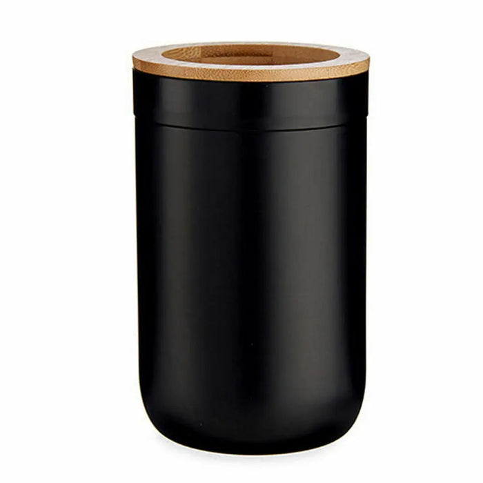 Toothbrush Holder Berilo Brown Black Natural Bamboo polypropylene 7,7 x 11,5 x 7,7 cm (6 Units) - Баня<<<Дом