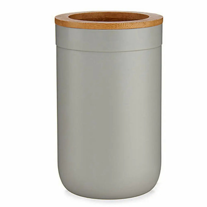 Toothbrush Holder Berilo Brown Grey Bamboo polypropylene 7,7 x 11,5 x 7,7 cm (6 Units) - Баня<<<Дом