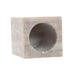 Toothbrush Holder Home ESPRIT White Brown Marble 7,5 x 7,5 x 10,5 cm - Баня<<<Дом Градина<<<BigBuy&&&Аксесоари и