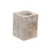 Toothbrush Holder Home ESPRIT White Brown Marble 7,5 x 7,5 x 10,5 cm - Баня<<<Дом Градина<<<BigBuy&&&Аксесоари и