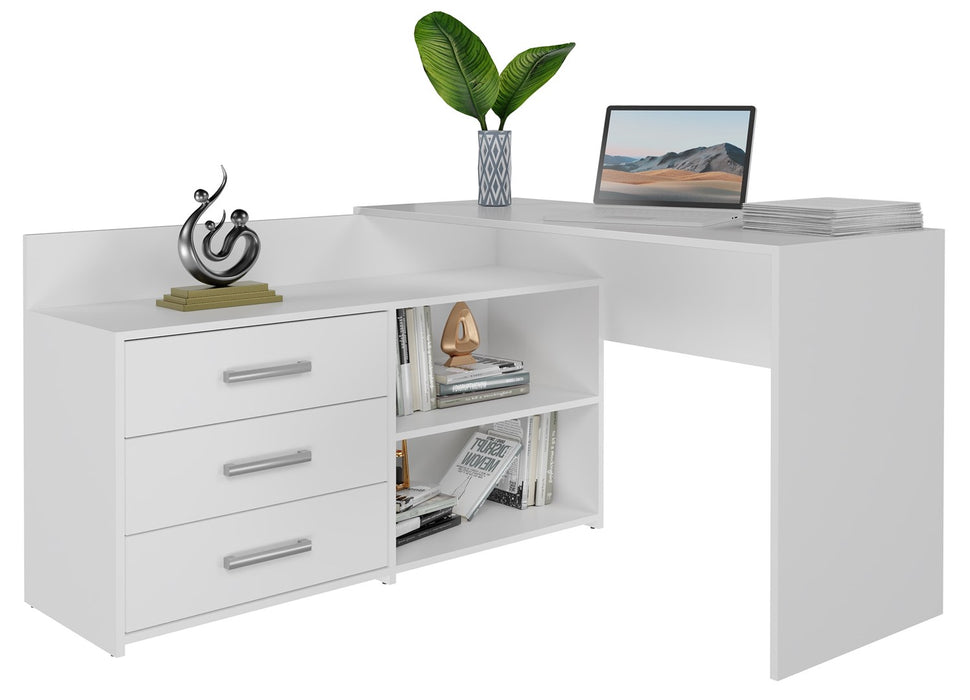 Topeshop DANY BIEL KPL computer desk White