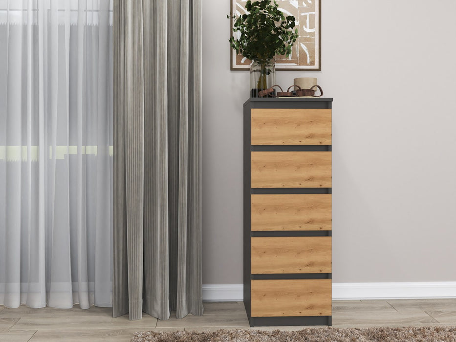 Topeshop W5 ANT/ART KPL chest of drawers