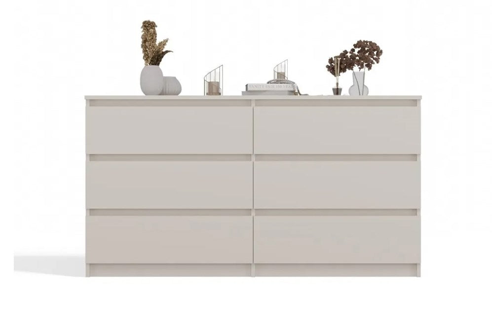 MALWA CHEST OF DRAWERS M6/140 CASMERE COLOUR