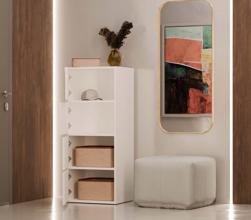 ALMA WHITE CHEST OF DRAWERS
