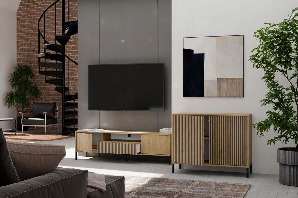 KAMARO 2D SLIM chest of drawers, cashmere colour