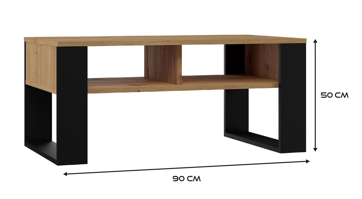 Topeshop MODERN 2P ART CZ coffee/side/end table Coffee table Rectangular shape 2 leg(s)