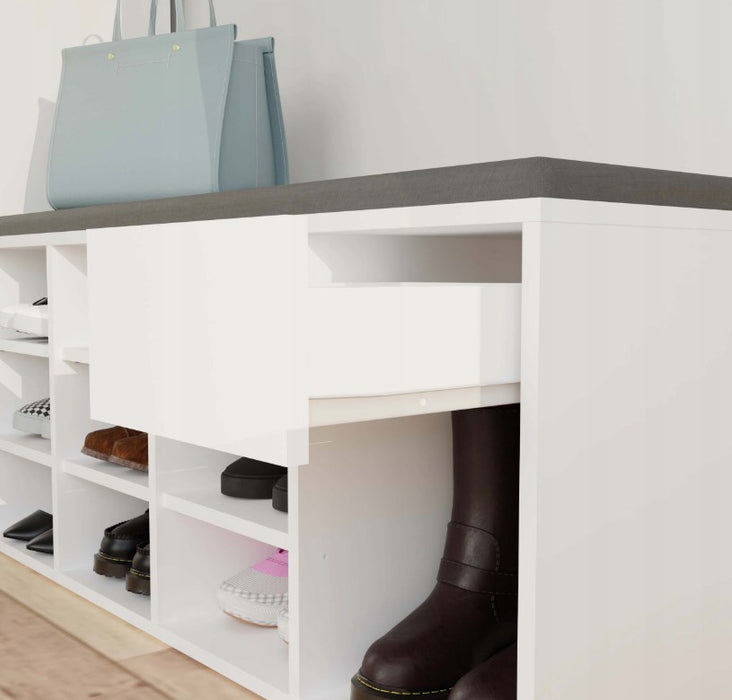 TALLIN shoe cabinet, white