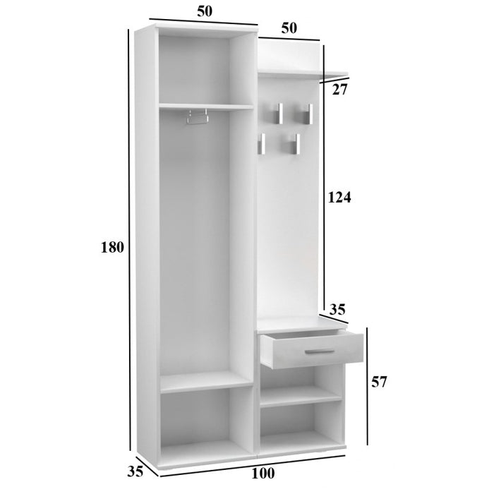 Topeshop GAR DUO ARTISAN entryway cabinet