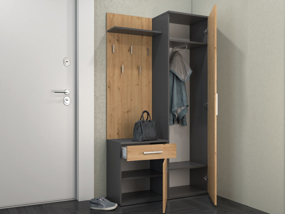 Topeshop GARD DUO ANT/ART KPL entryway cabinet