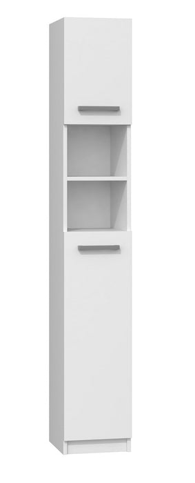 Topeshop ZESTAW MARPOL BIEL bathroom storage cabinet White